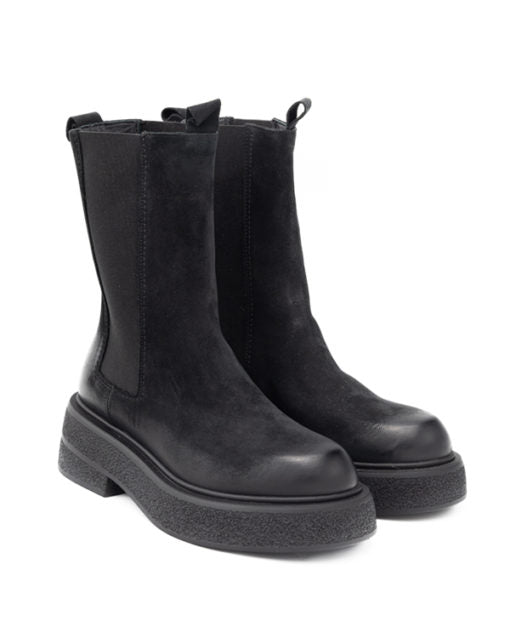 A.I. SALDI - Stivaletto wash nero