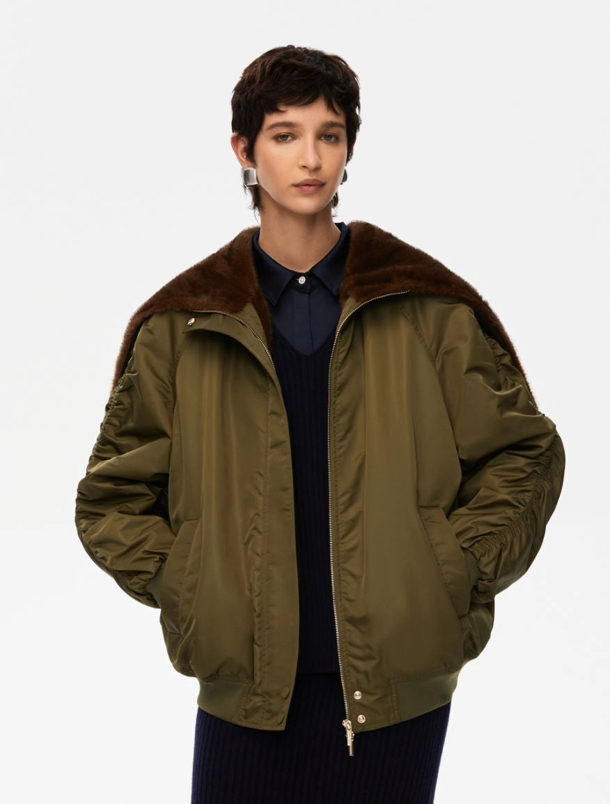 BOMBER IMBOTTITO Kaki