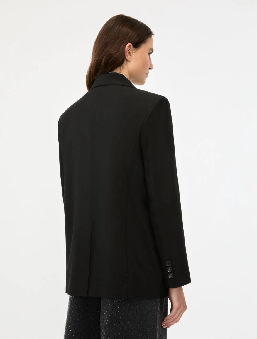 BLAZER MORBIDO Nero