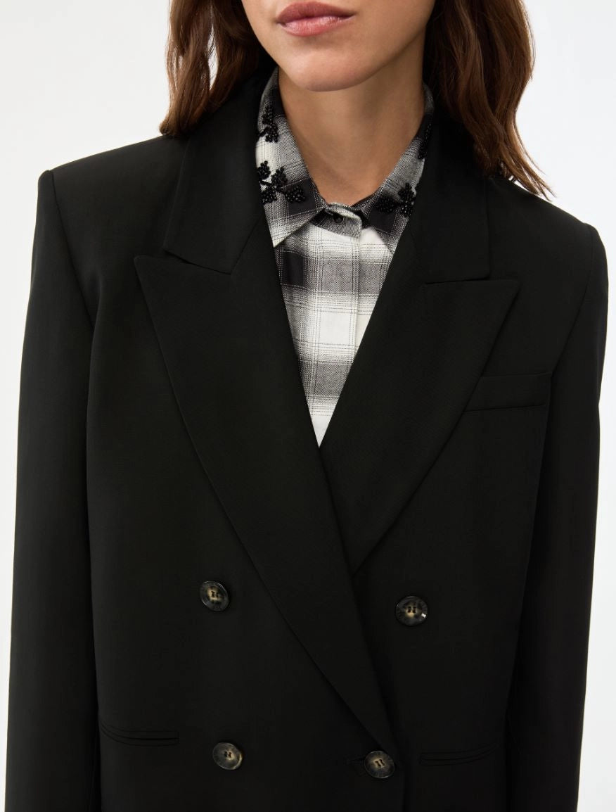 BLAZER MORBIDO Nero