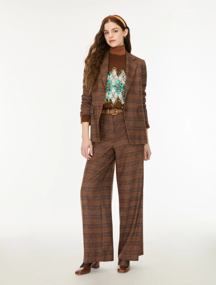 BLAZER IN FLANELLA Testa Di Moro
