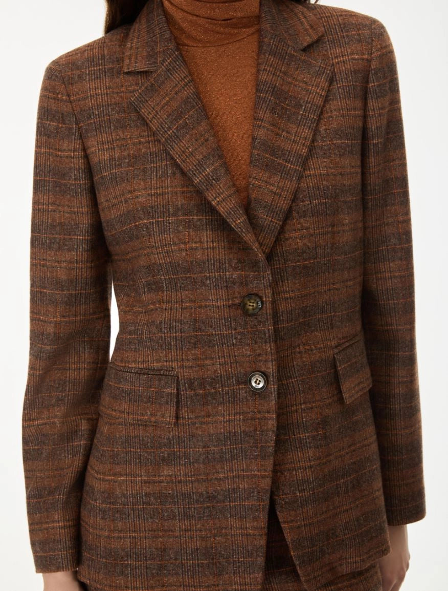 BLAZER IN FLANELLA Testa Di Moro