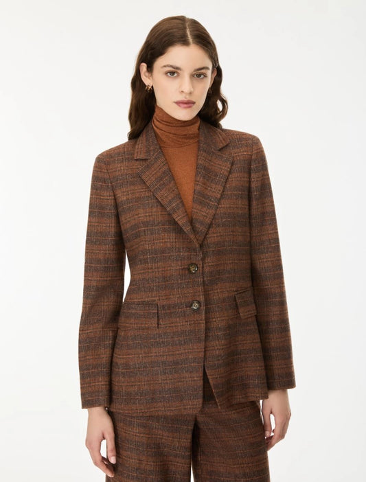 BLAZER IN FLANELLA Testa Di Moro