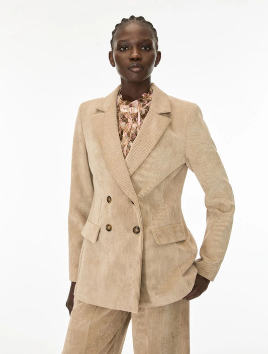 BLAZER IN VELLUTO Kaki