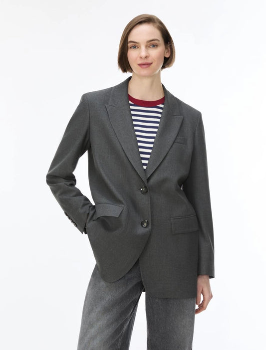 BLAZER DRITTO Grigio Ardesia
