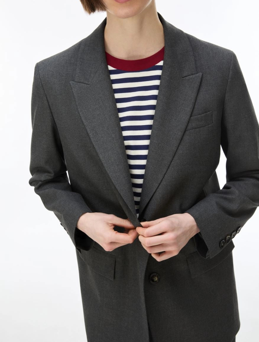 BLAZER DRITTO Grigio Ardesia