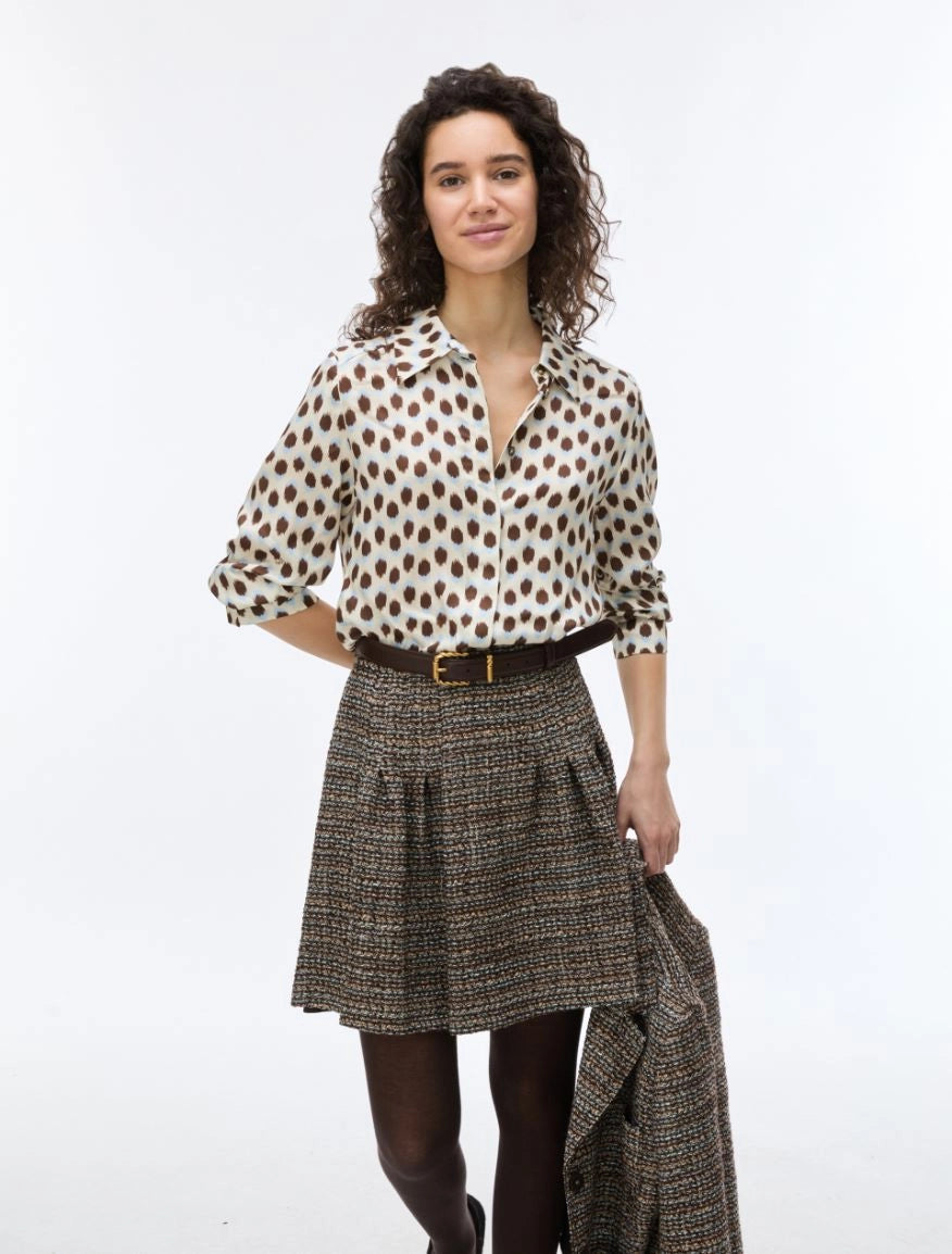 CAMICIA SCIVOLATA Avorio