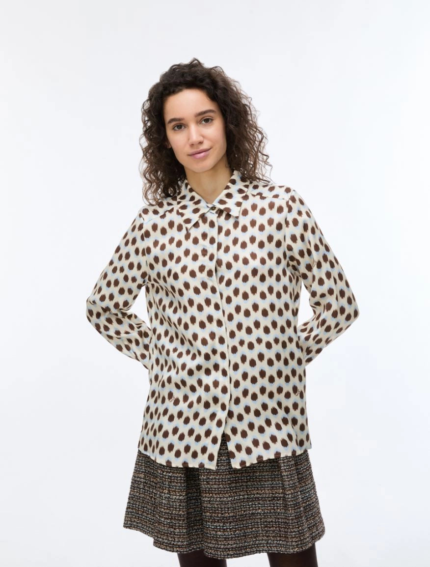 CAMICIA SCIVOLATA Avorio