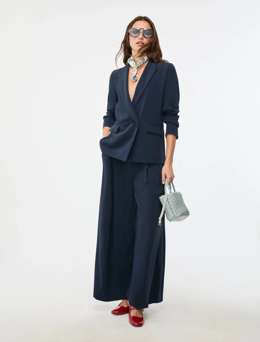 PANTALONI MORBIDI Blu