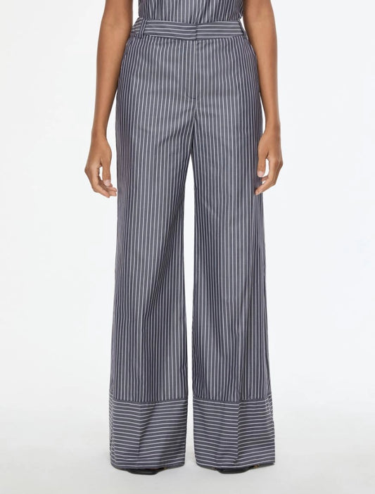 PANTALONI WIDE LEG Blu