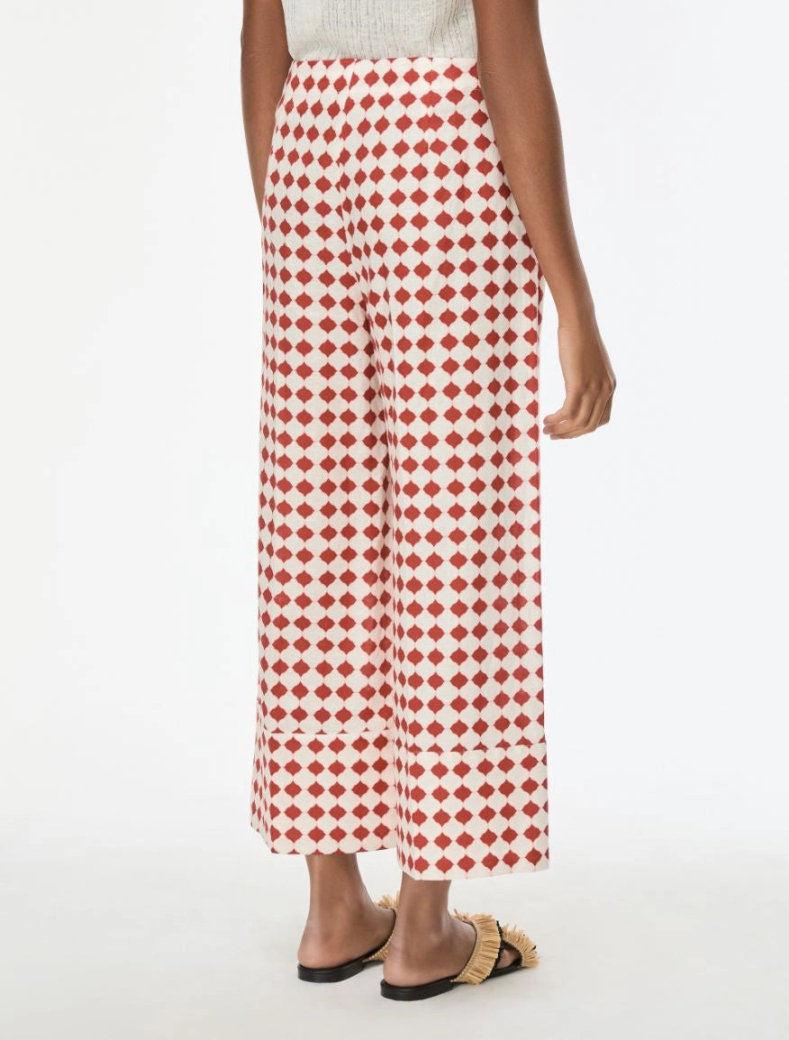 PANTALONI STAMPATI Bordeaux