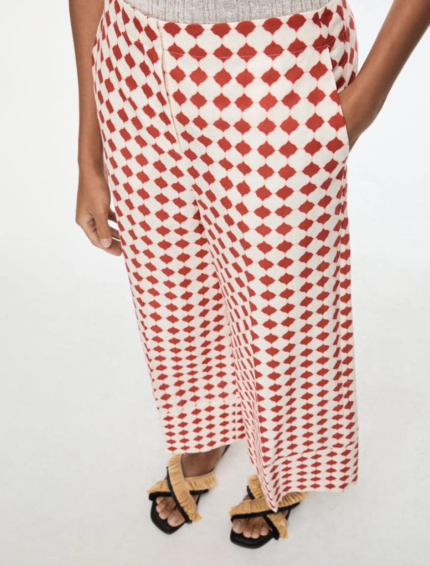 PANTALONI STAMPATI Bordeaux