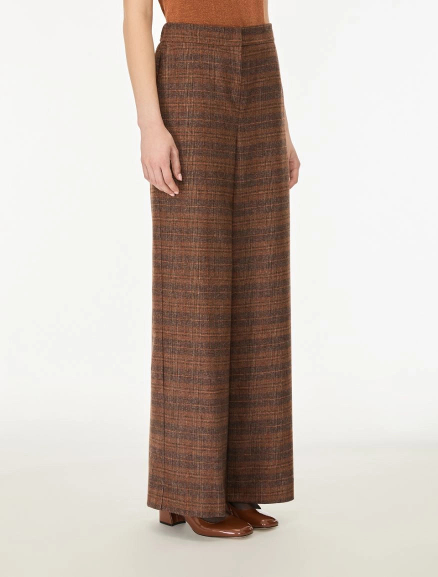PANTALONI IN FLANELLA Testa Di Moro