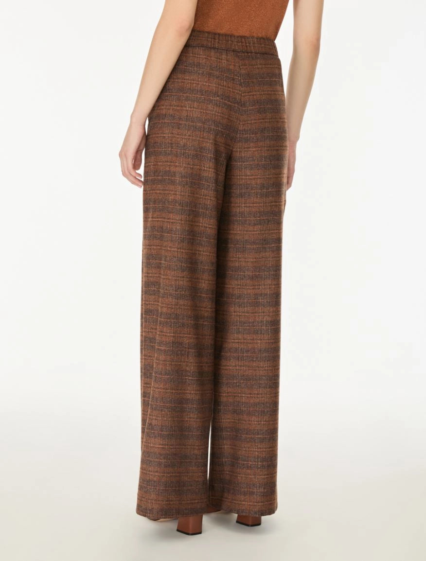 PANTALONI IN FLANELLA Testa Di Moro