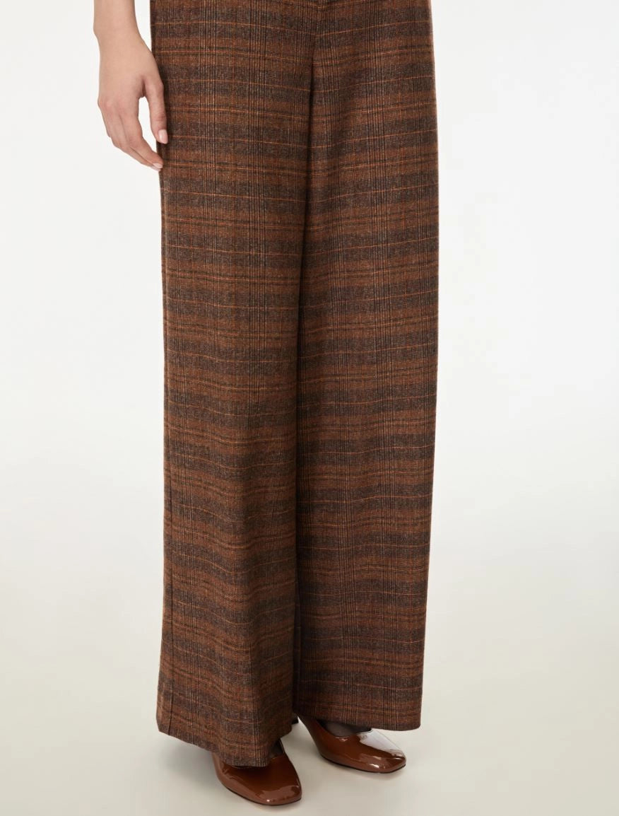 PANTALONI IN FLANELLA Testa Di Moro