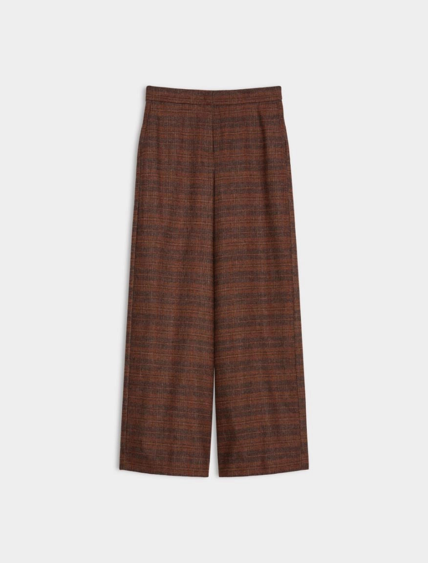 PANTALONI IN FLANELLA Testa Di Moro