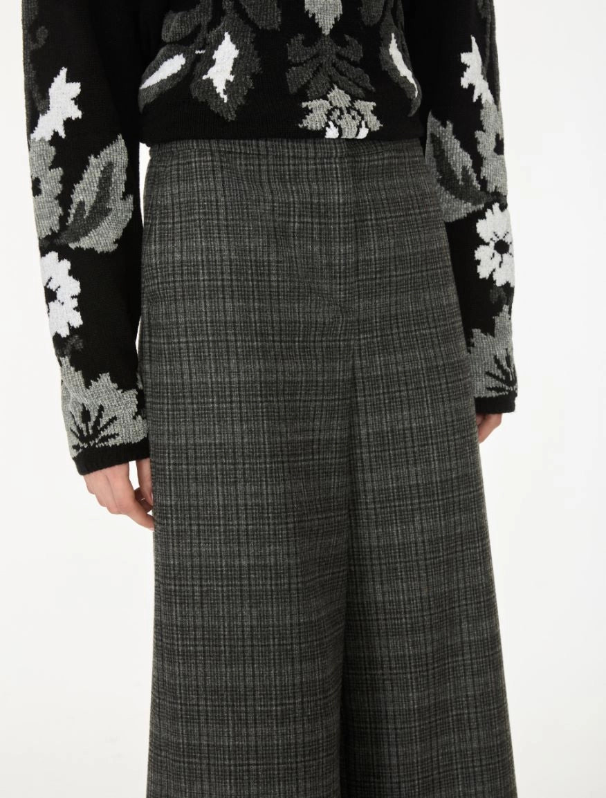 PANTALONI IN FLANELLA Antracite