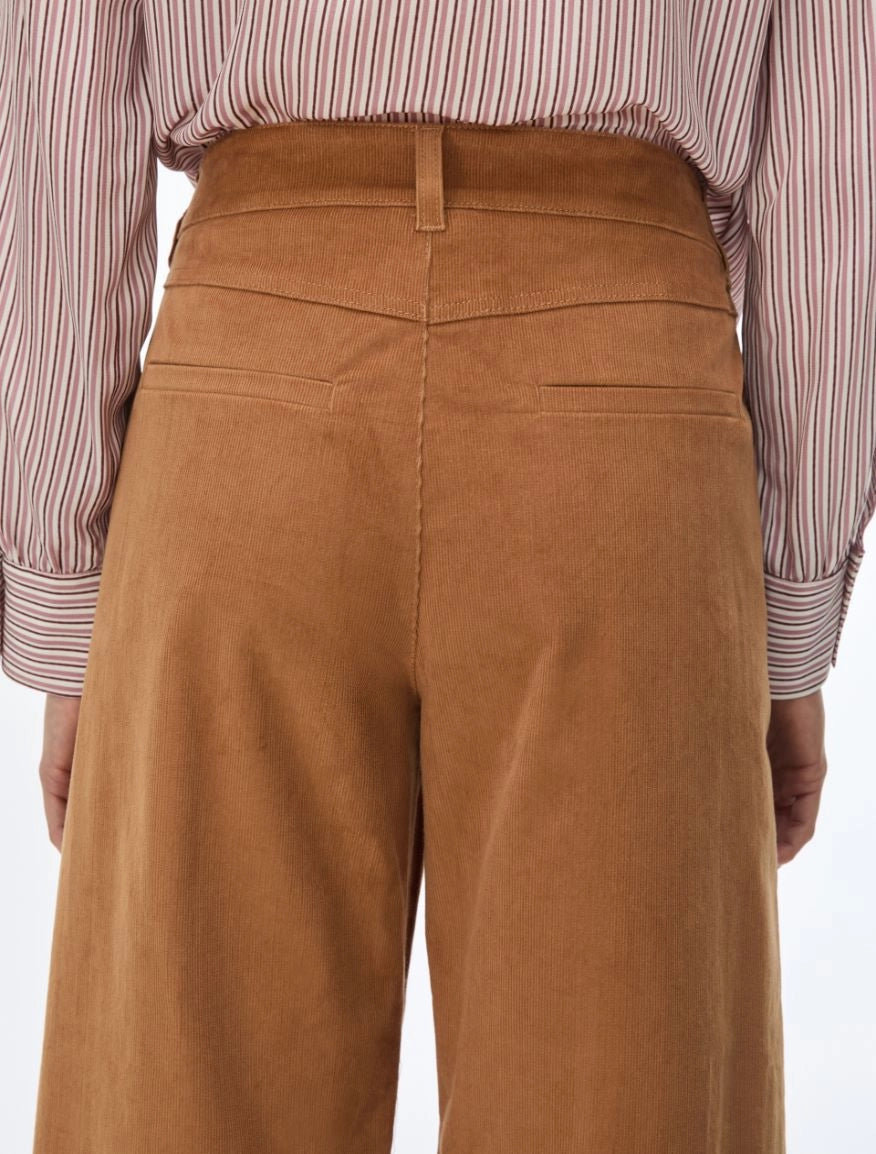 PANTALONI IN VELLUTO Cammello