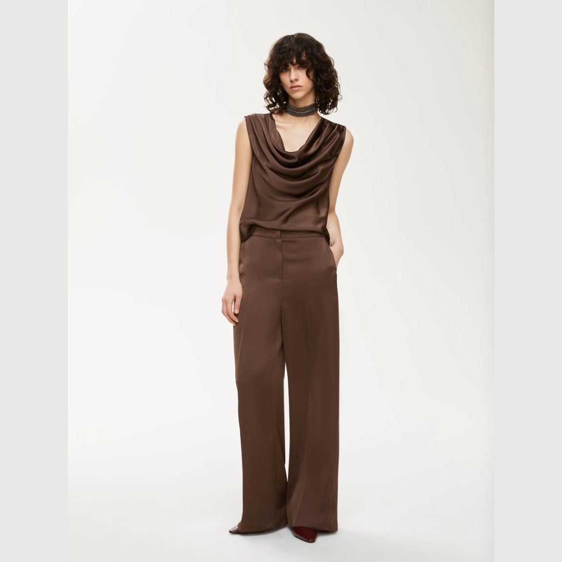 PANTALONI FLUIDI Testa Di Moro