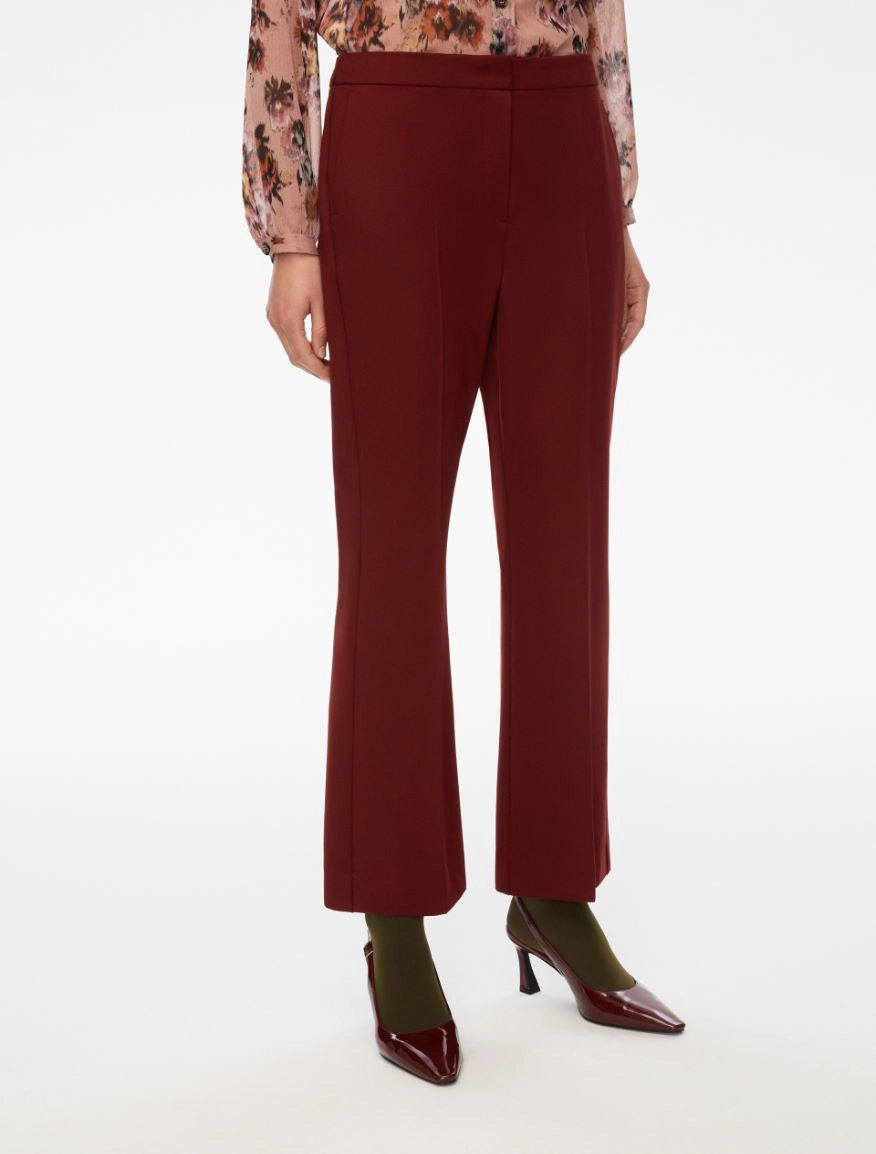 PANTALONI A ZAMPA Rubino