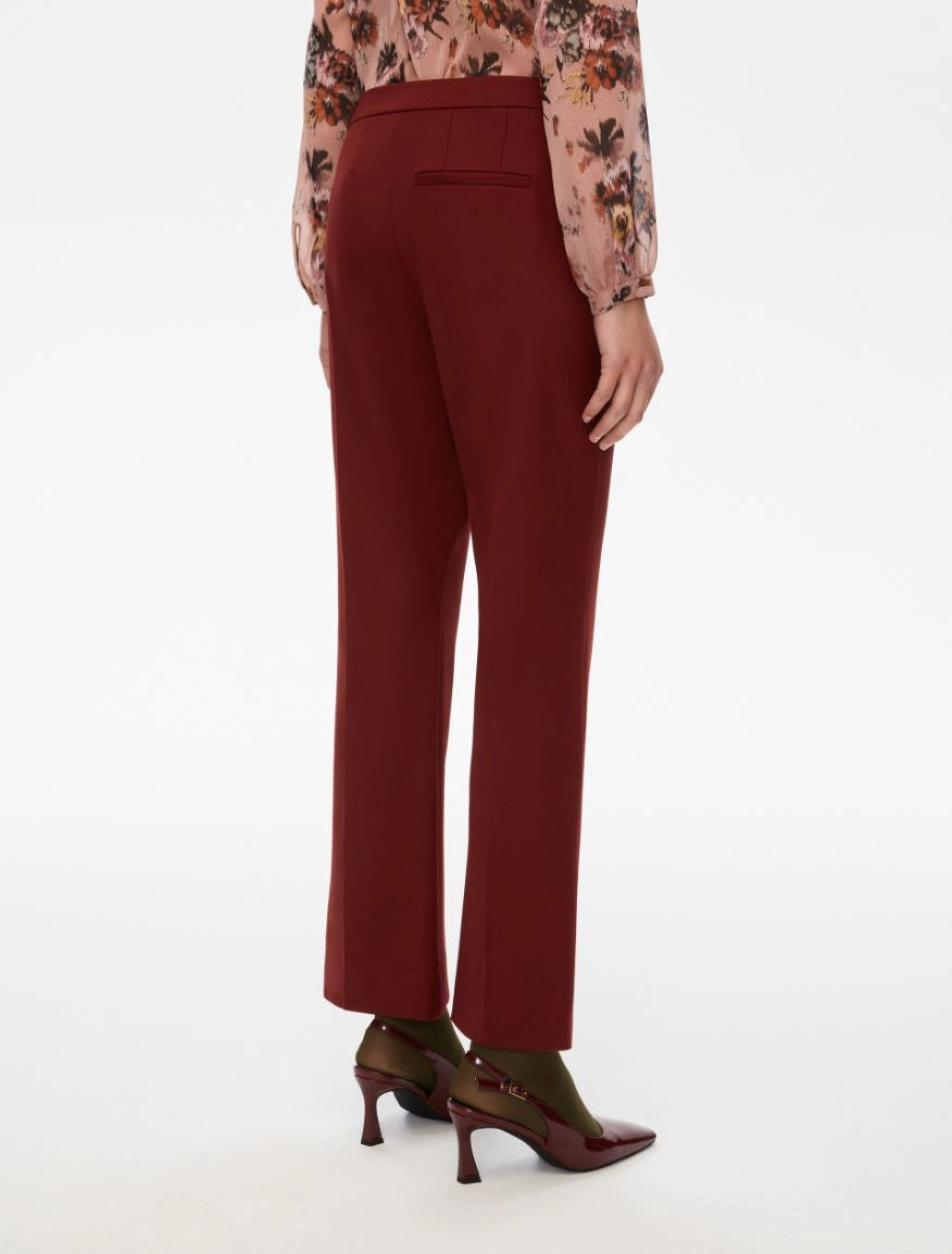 PANTALONI A ZAMPA Rubino