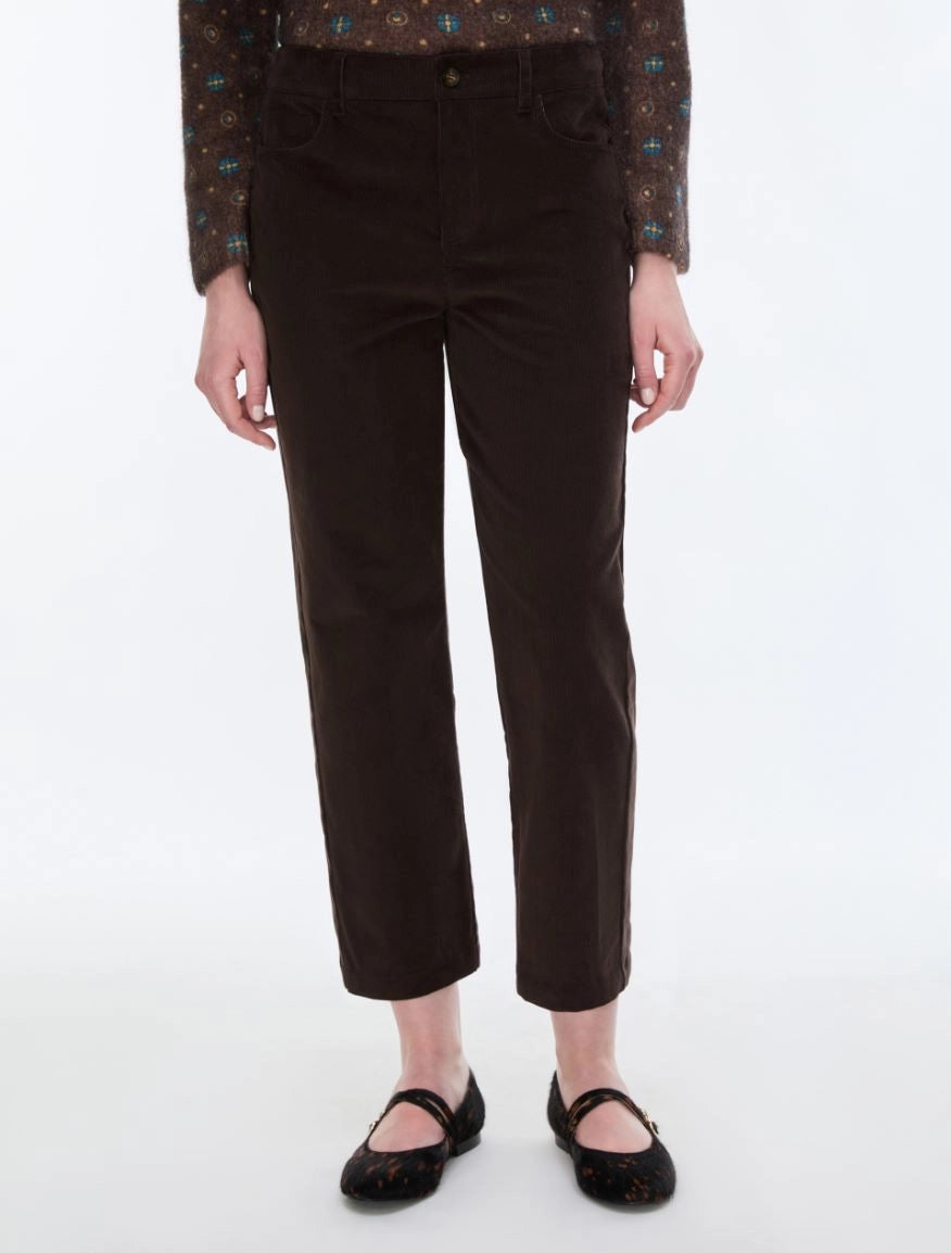 PANTALONI ADERENTI Marrone