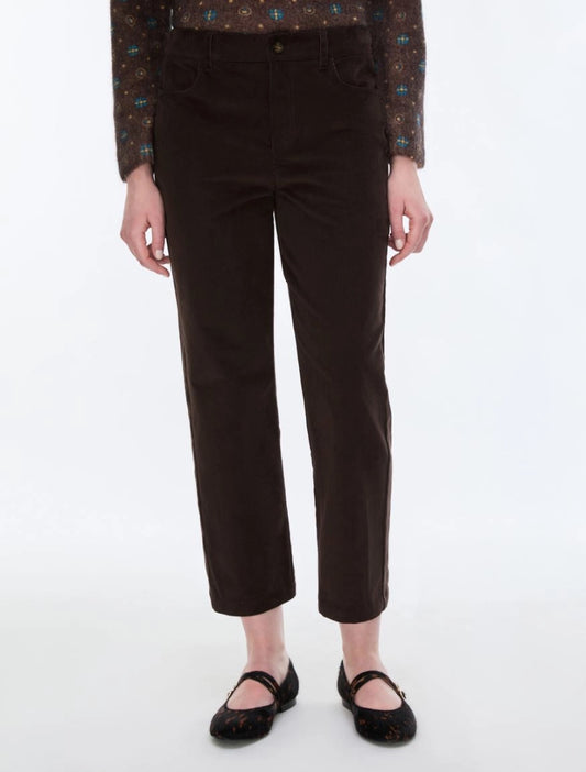 PANTALONI ADERENTI Marrone