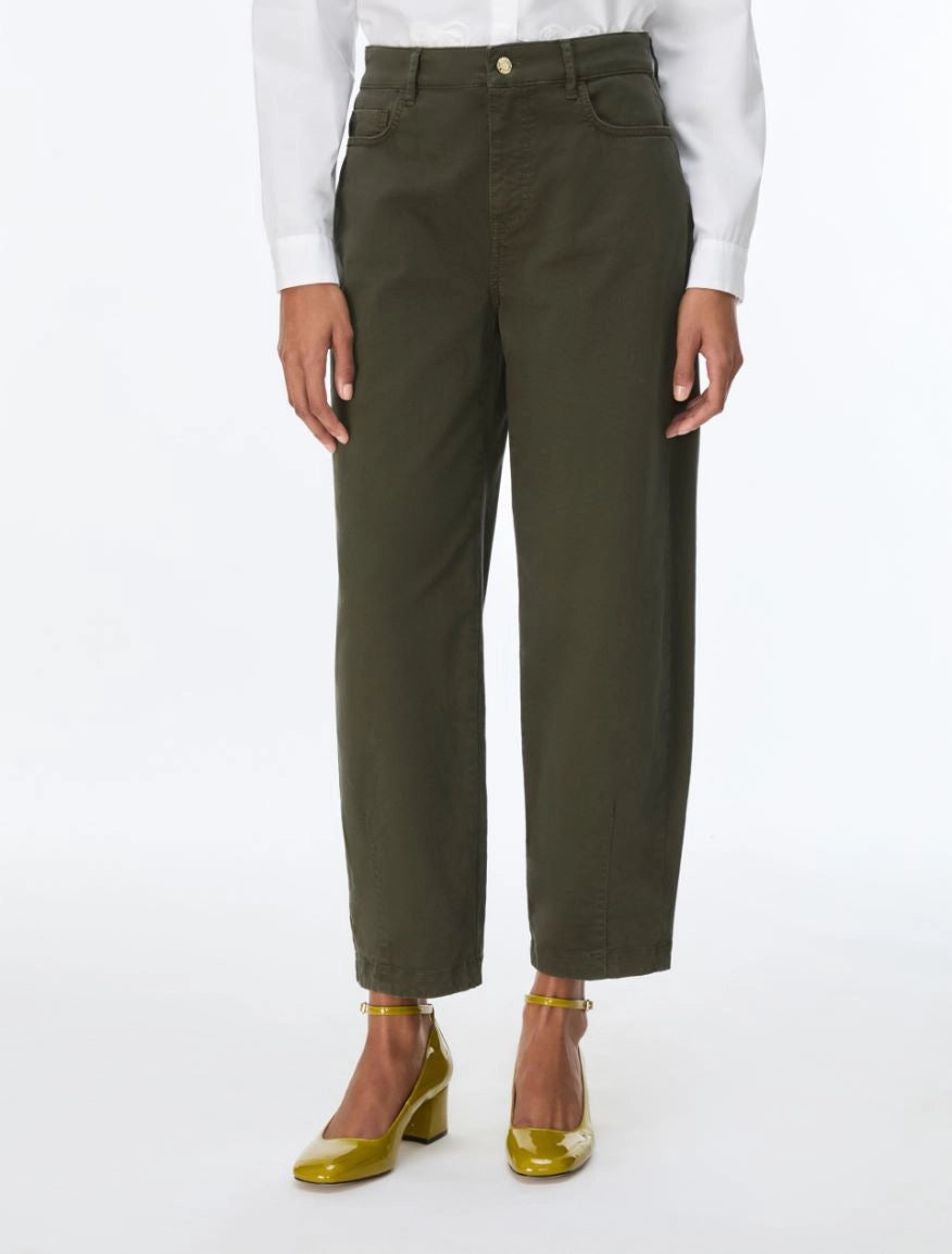PANTALONI CARROT Kaki
