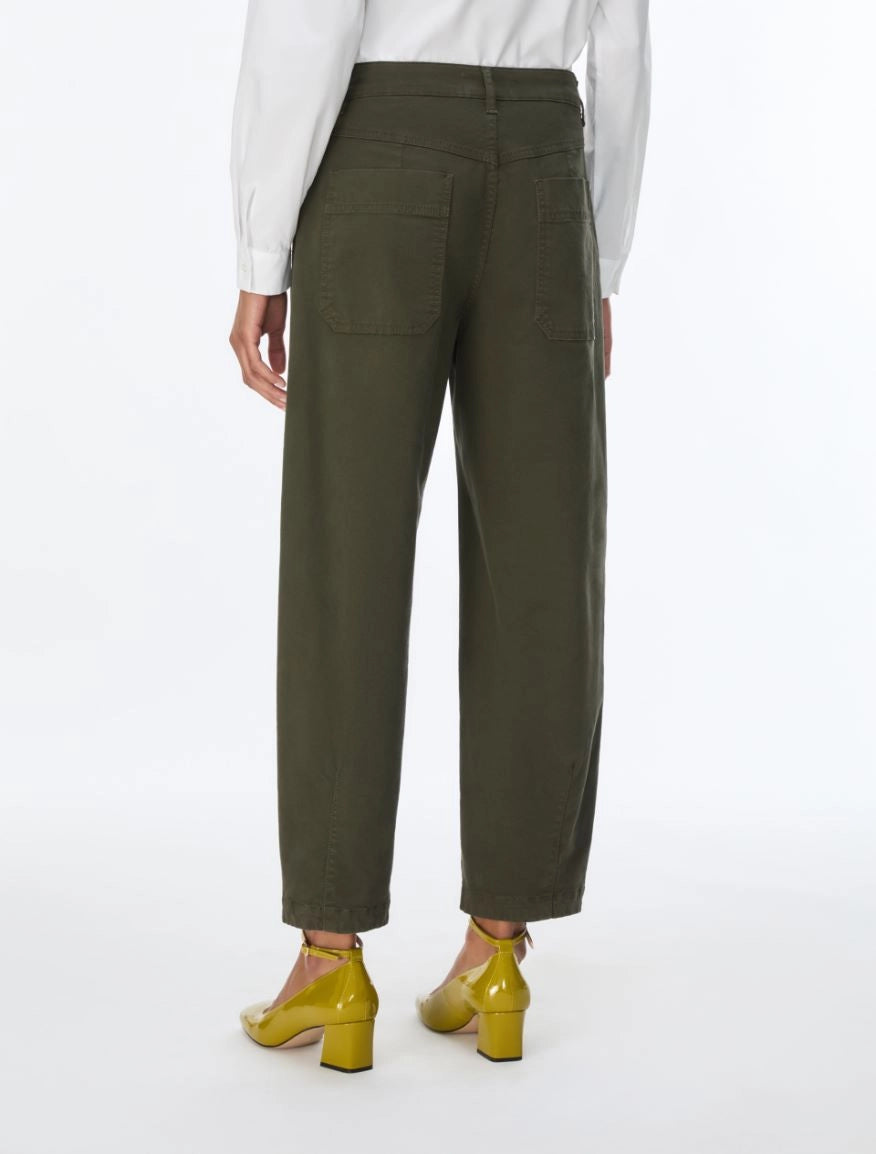 PANTALONI CARROT Kaki