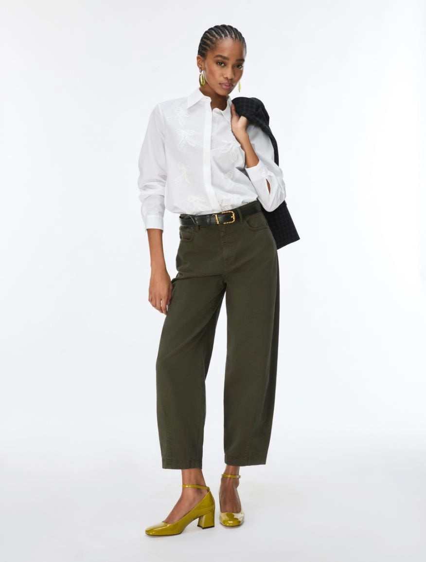 PANTALONI CARROT Kaki