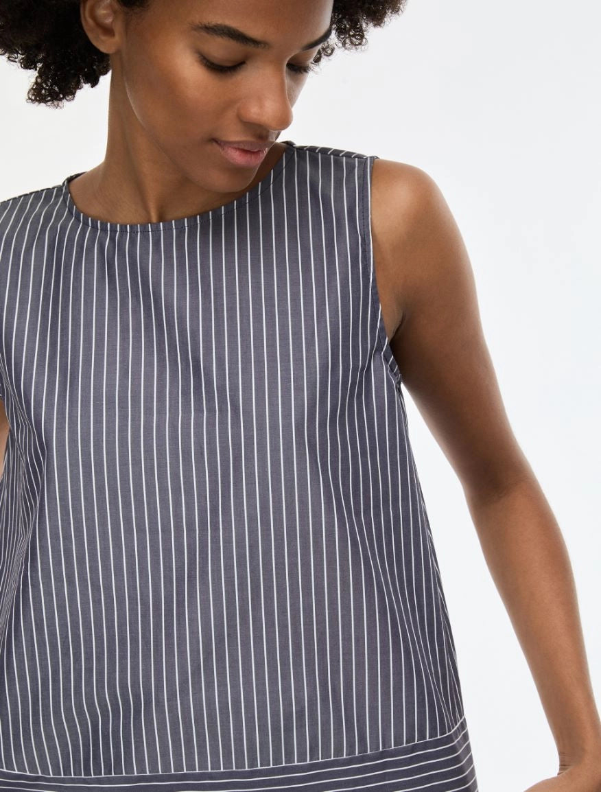 TOP CON BALZA Blu