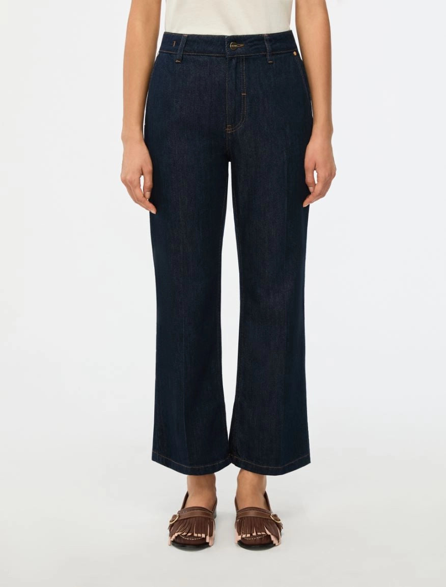 JEANS FLARED Blue Jeans