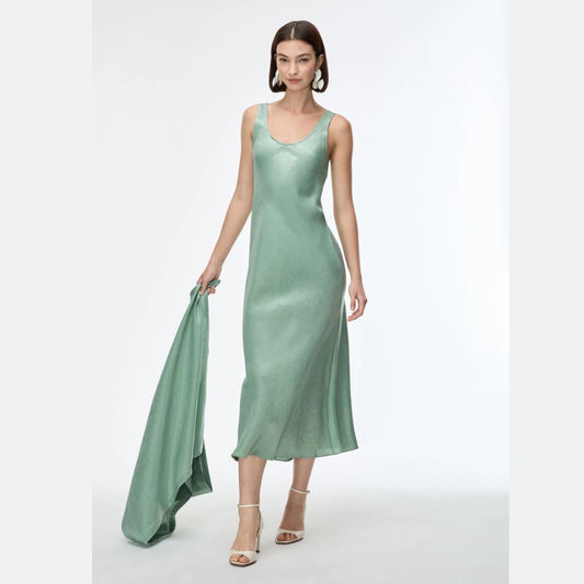 ABITO IN MISTO LINO Salvia