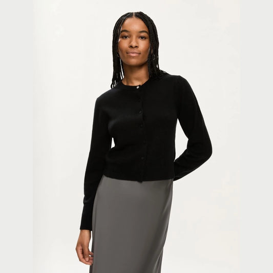 CARDIGAN IN LANA MERINO Nero