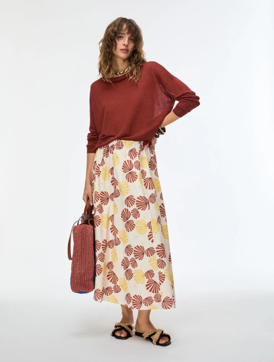 MAGLIA EGG SHAPE Bordeaux
