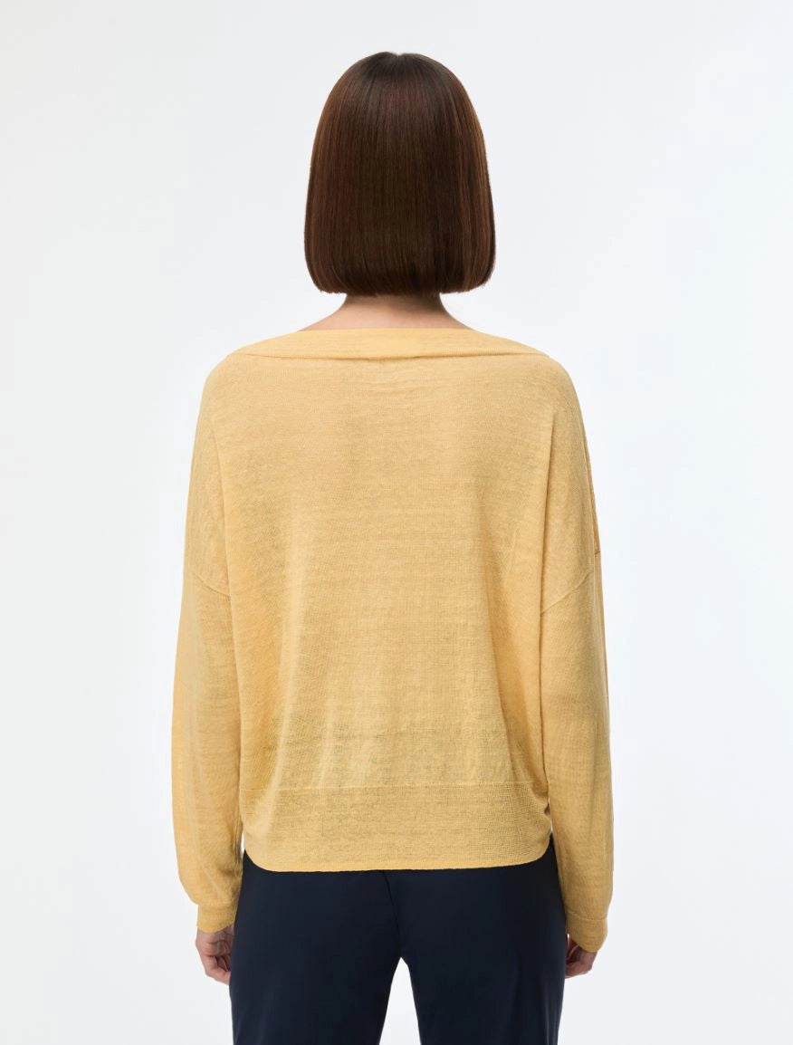MAGLIA EGG SHAPE Giallo