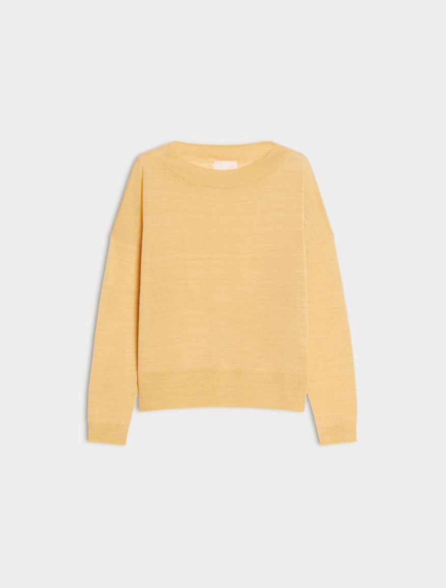 MAGLIA EGG SHAPE Giallo