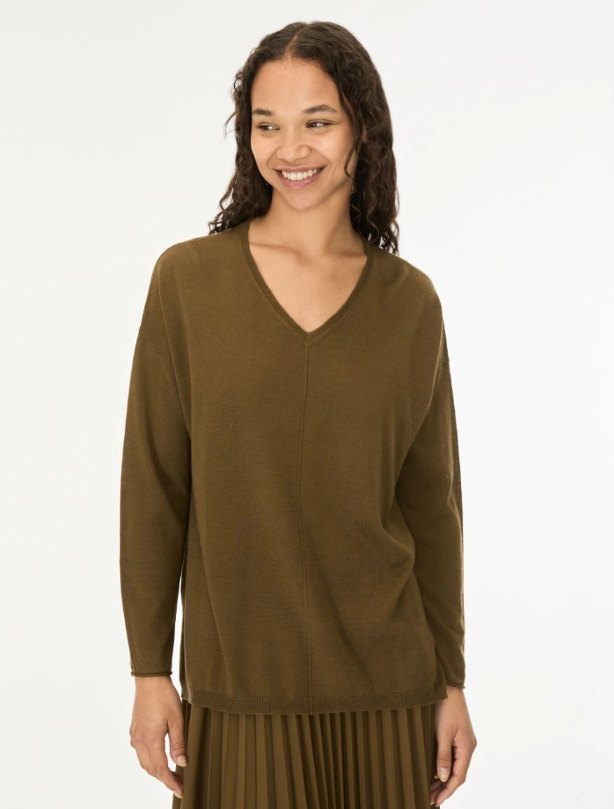 MAGLIA DRITTA Verde Muschio