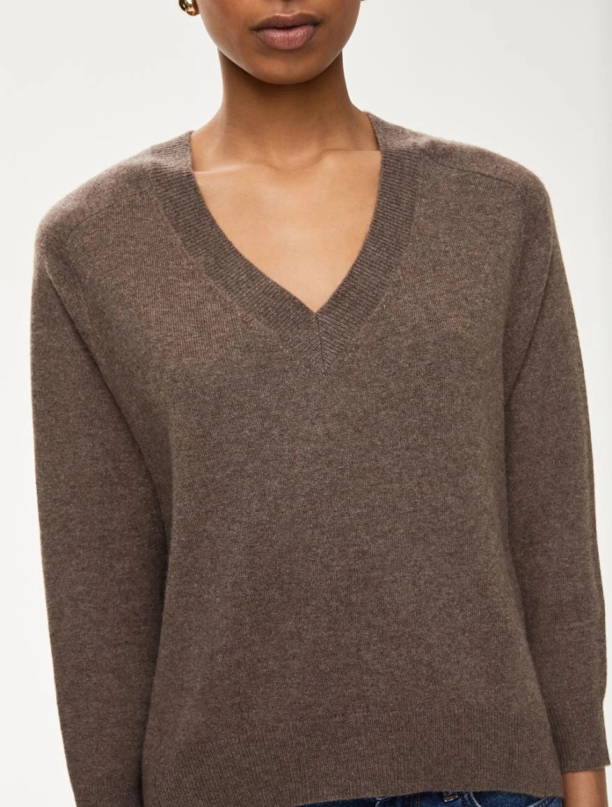 MAGLIA MISTO CASHMERE Noce
