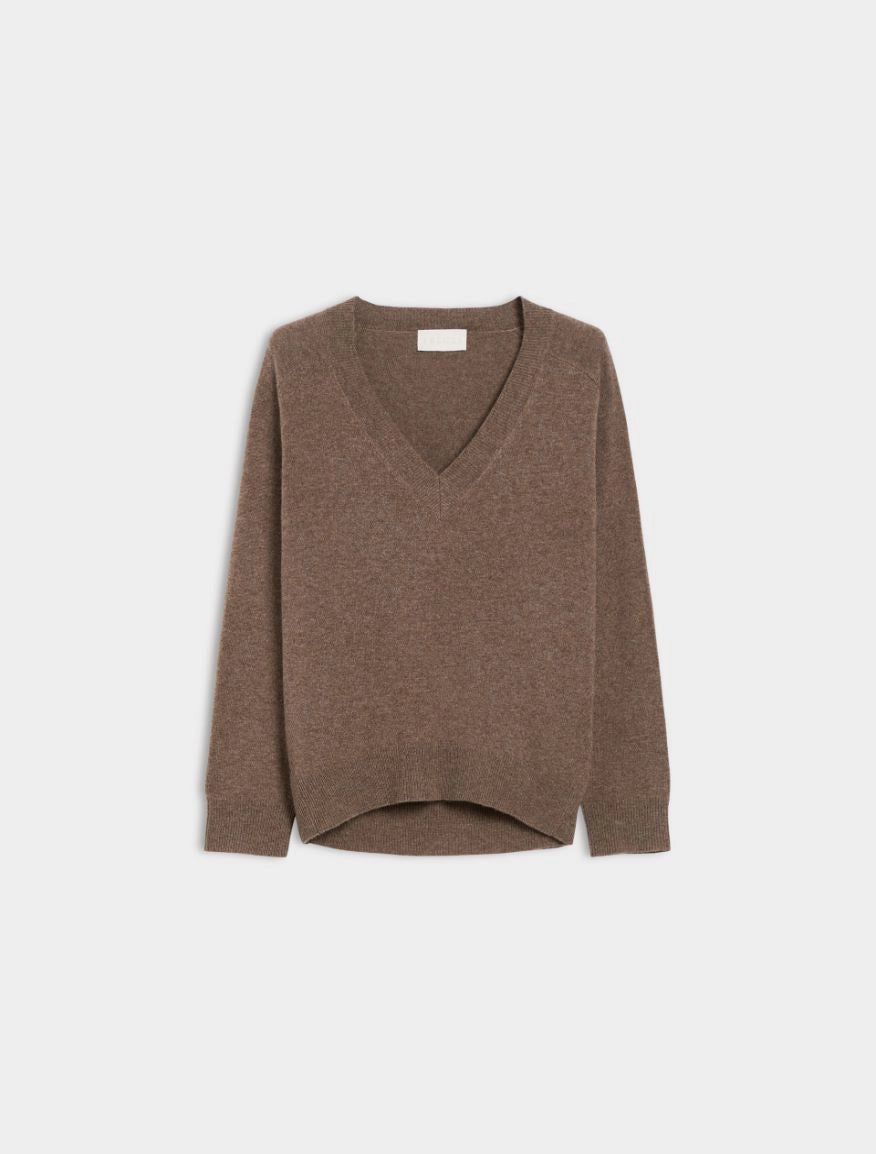 MAGLIA MISTO CASHMERE Noce