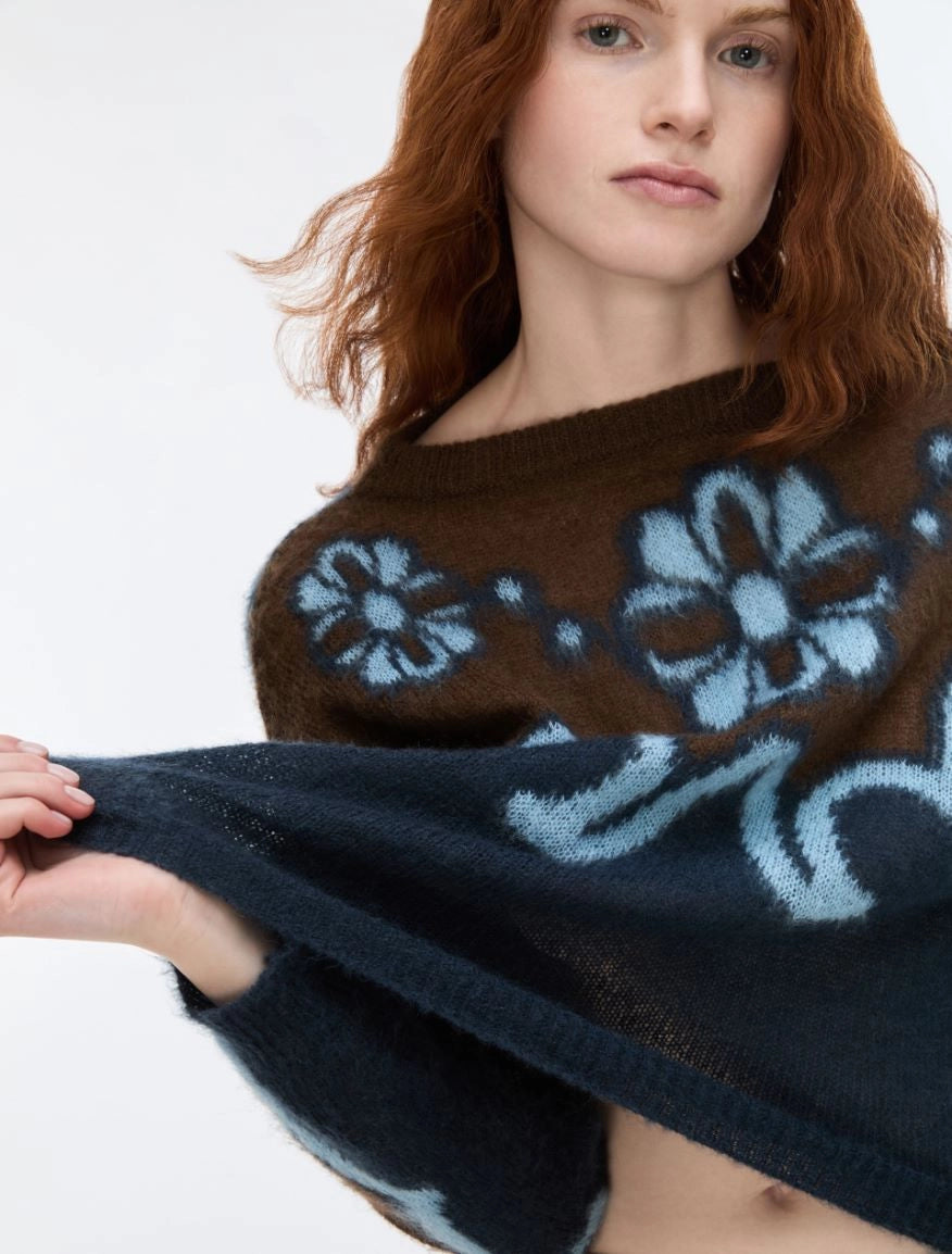 MAGLIA INTARSIATA Blu