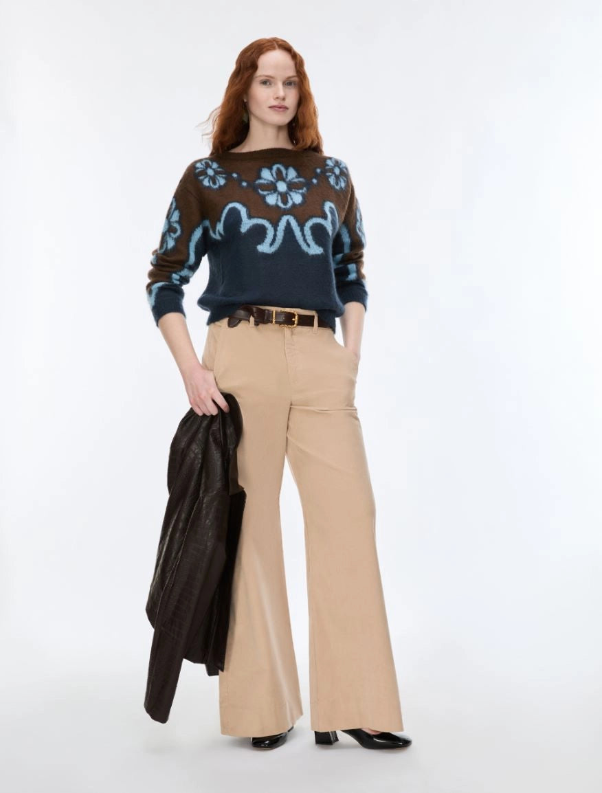 MAGLIA INTARSIATA Blu