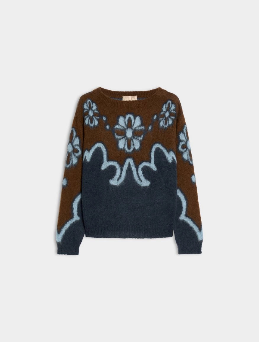 MAGLIA INTARSIATA Blu