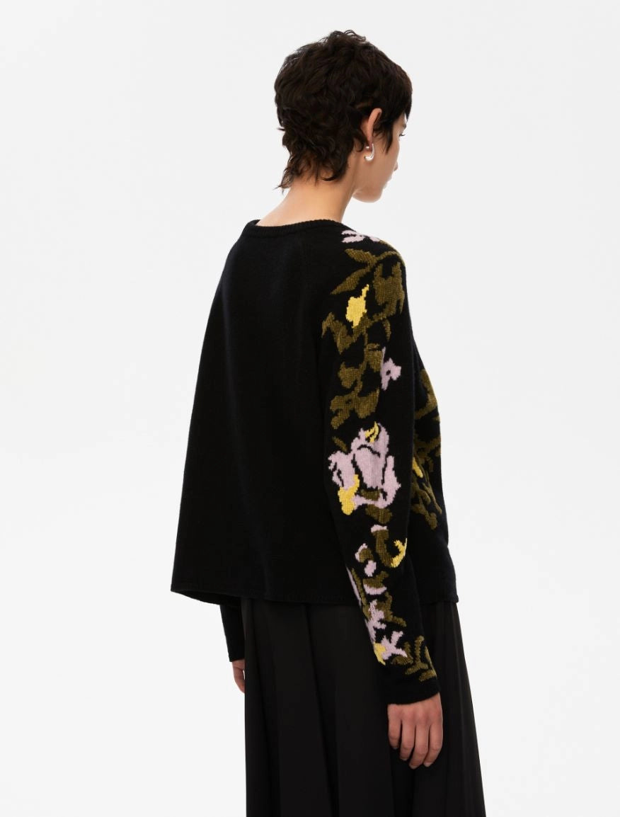 MAGLIA INTARSIATA Nero