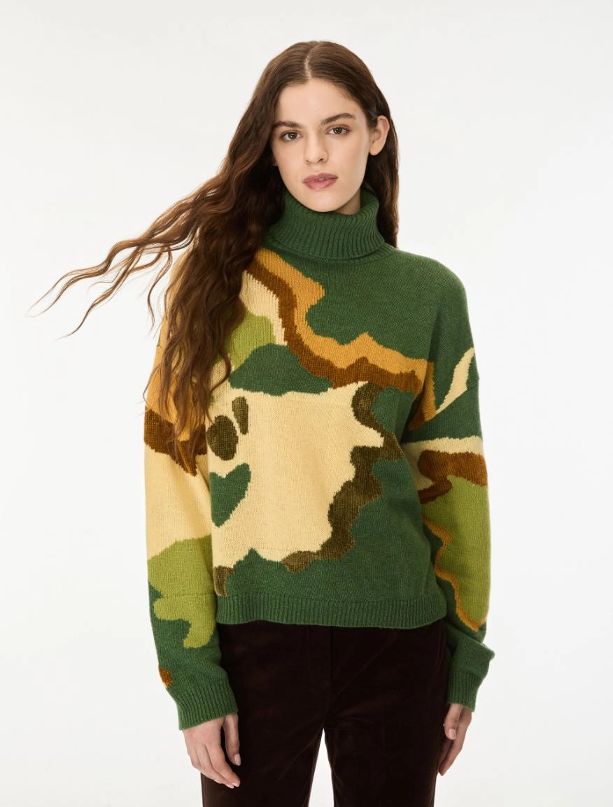 DOLCEVITA IN MISTO MERINOS Verde Bosco