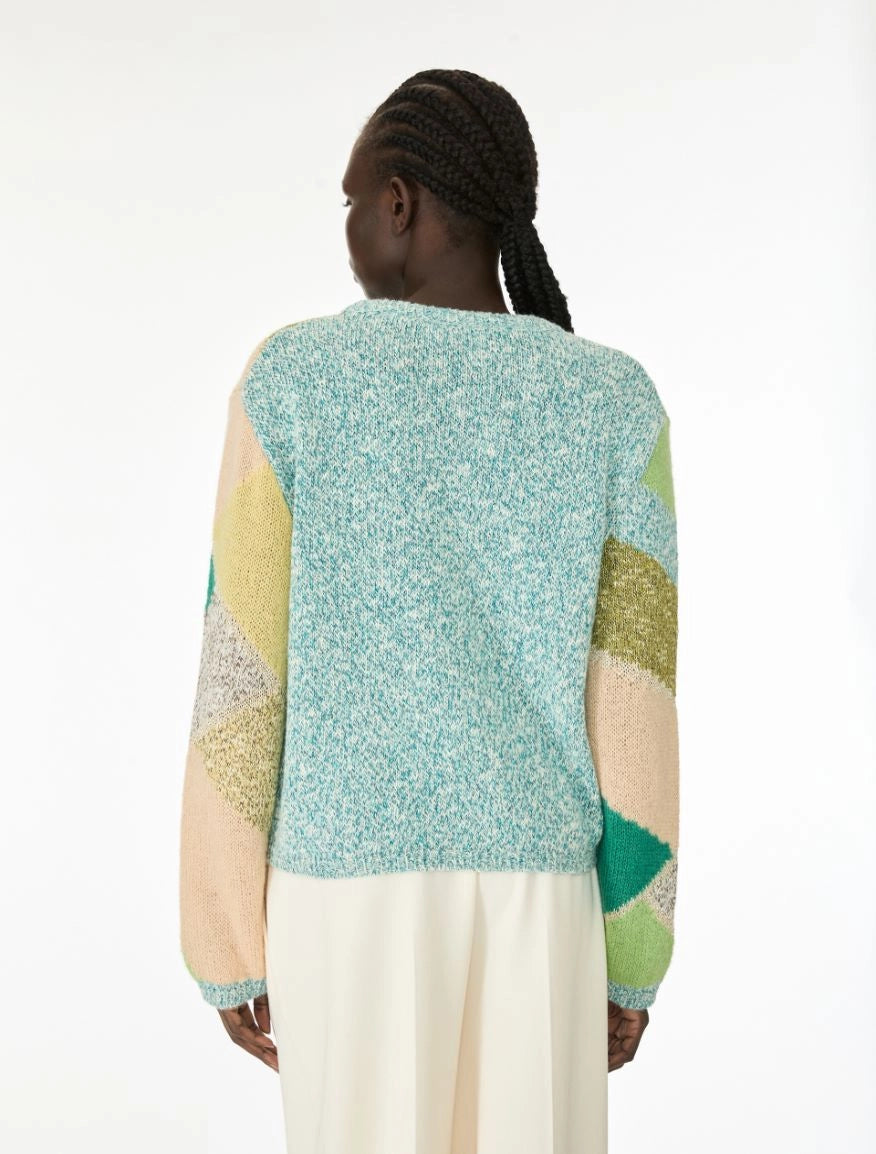 MAGLIA LUREX Verde Smeraldo