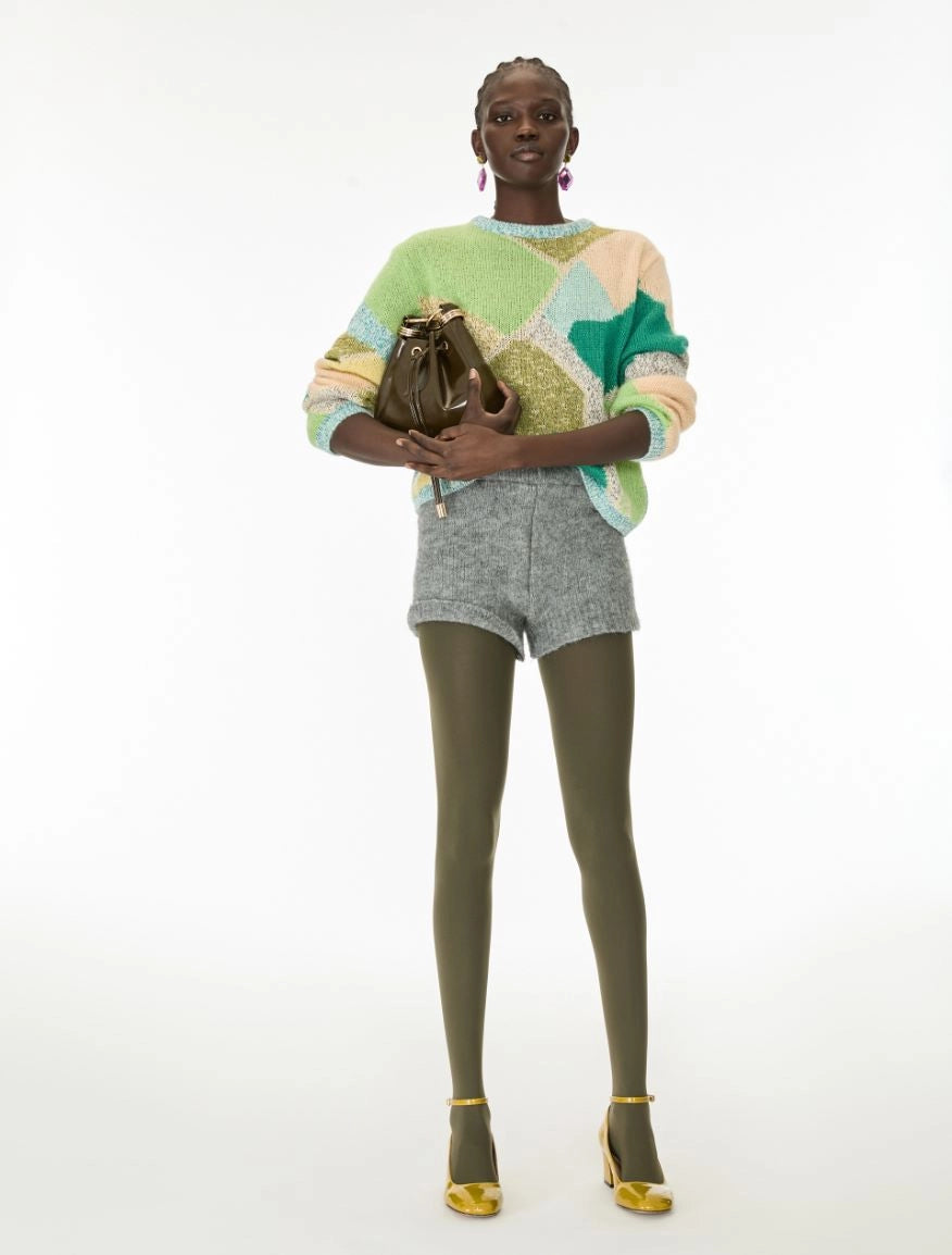 MAGLIA LUREX Verde Smeraldo