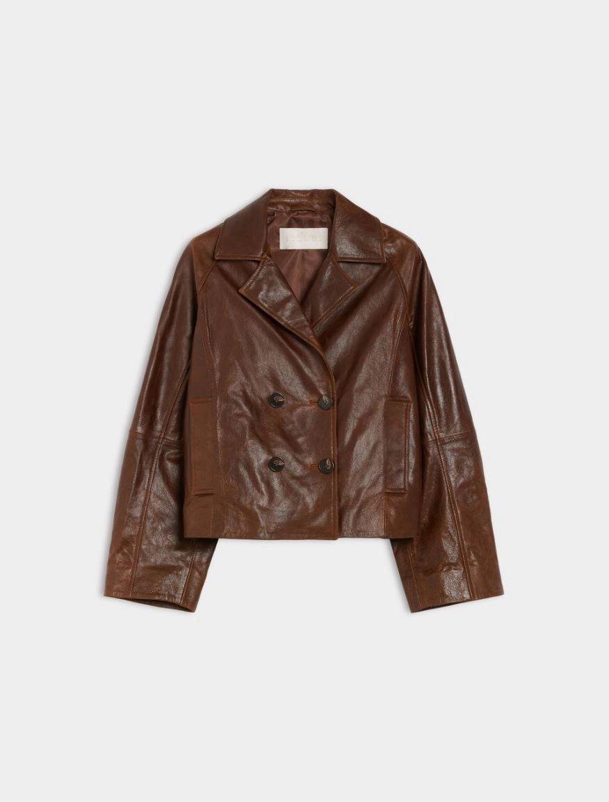 GIACCA IN PELLE Marrone