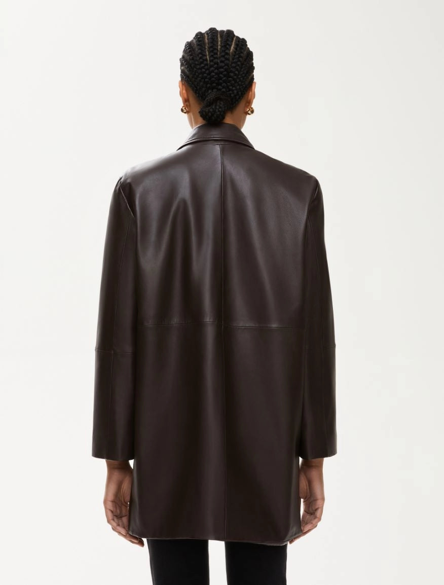 GIACCA IN PELLE Marrone