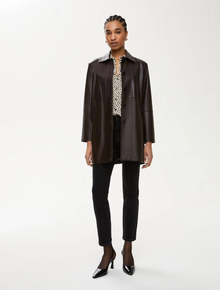 GIACCA IN PELLE Marrone
